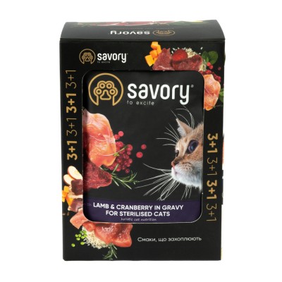 Набір вологих кормів Savory 