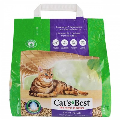 Наповнювач Cat’s Best Smart Pellets для котячого туалету, деревний, 5л/2.5кг