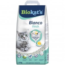 Наповнювач Biokats Bianco Fresh для котячого туалету, бентонітовий, 10 кг