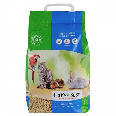 Наповнювач Cat’s Best Universal для домашніх тварин, деревний, 7 л/4 кг Наповнювач Cat’s Best Universal для домашніх тварин, деревний, 7 л/4 кг