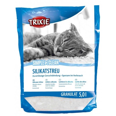 Наповнювач Trixie Simple&Clean для котів, силікагелевий, 5 л