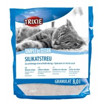 Наповнювач Trixie Simple&Clean для котів, силікагелевий, 8 л