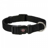 Нашийник Trixie Premium для собак, нейлон, S: 25-40 см/15 мм, чорний