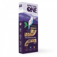 Пончики Speciаl One «Барбарис, волошка, кокос» для декоративних птахів, 60 г