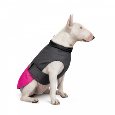 Попона Pet Fashion «Roy» для собак, розмір 2XL, малиново-сірий