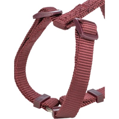 Шлея Trixie Premium H-harness для собак L 60–87 см 25 мм бордова