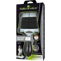 Щітка-пуходерка FURminator для котів і собак, м'яка