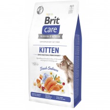 Сухий корм Brit Care Cat by Nutrition Kitten Gentle Digestion Strong Immunity для кошенят, з лососем, 7 кг