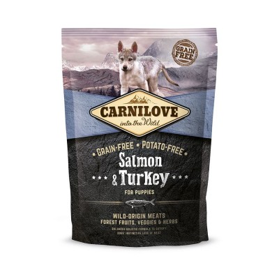 Сухий корм Carnilove Salmon & Turkey для цуценят всіх порід, лосось та індичка, 1,5 кг