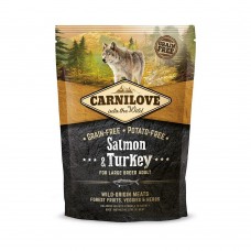 Сухий корм Carnilove Salmon & Turkey для дорослих собак великих порід, лосось та індичка, 1,5 кг