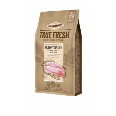 Сухий корм Carnilove True Fresh для дорослих собак всіх порід, з індичкою, 1,4 кг