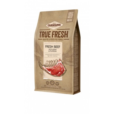 Сухий корм Carnilove True Fresh для дорослих собак всіх порід, з яловичиною, 1,4 кг