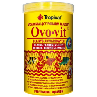 Сухий корм Tropical Ovo-Vit для всіх акваріумних риб, 200 г (пластівці) Сухий корм Tropical Ovo-Vit для всіх акваріумних риб, 200 г (пластівці)