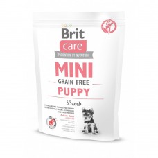 Сухий корм Brit Care GF Mini Puppy для цуценят мініатюрних порід, з ягням, 400 г