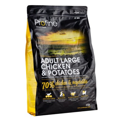 Сухий корм Profine Adult Large для дорослих собак великих порід, з куркою та картоплею, 3 кг