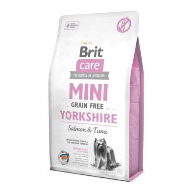 Сухий корм Brit Care GF Mini Yorkshire для йоркширських тер'єрів, з лососем та тунцем, 2 кг