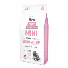 Сухий корм Brit Care GF Mini Yorkshire для йоркширських тер'єрів, з лососем та тунцем, 7 кг