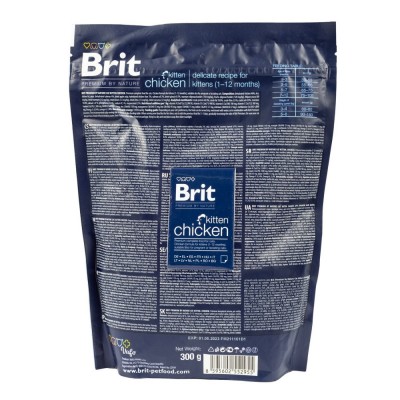 Сухий корм Brit Premium Cat by Nature Kitten для кошенят, з куркою, 300 г