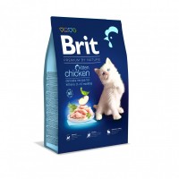 Сухий корм Brit Premium Cat by Nature Kitten для кошенят, з куркою, 8 кг