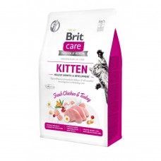 Сухий корм Brit Care Cat GF Kitten HGrowth & Development для кошенят, здорове зростання та розвиток, 400 г