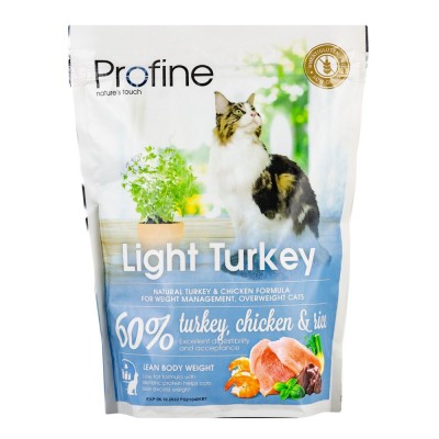 Сухий корм Profine Light для котів із зайвою вагою, з індичкою та куркою, 300 г