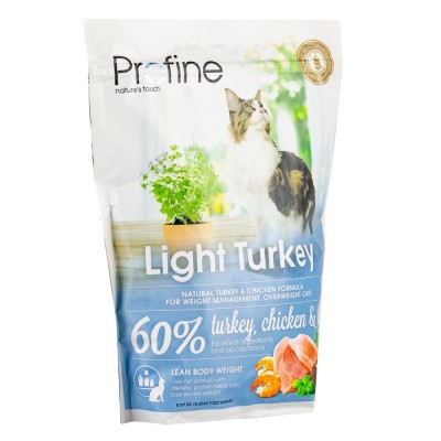 Сухий корм Profine Light для котів із зайвою вагою, з індичкою та куркою, 300 г