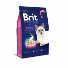 Сухий корм Brit Premium Cat by Nature Adult Chicken для котів, з куркою, 8 кг