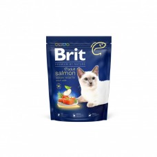 Сухий корм Brit Premium Cat by Nature Adult Salmon для котів, з лососем, 300 г