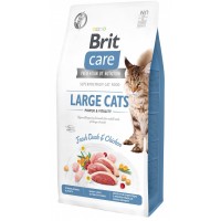 Сухий корм Brit Care Cat GF Large Power & Vitality для котів великих порід, качка та курка, 7 кг