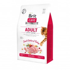 Сухий корм Brit Care Cat GF Adult Activity Support для котів, які живуть на вулиці, індичка та курка, 400 г