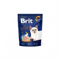 Сухий корм Brit Premium Cat by Nature Indoor для котів, які живуть у приміщенні, з куркою, 300 г