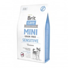 Сухий корм Brit Care GF Mini Sensitive для собак мініатюрних порід з чутливим травленням, з олениною, 2 кг