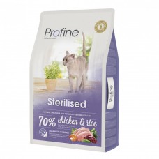 Сухий корм Profine Sterilised для стерилізованих котів, з куркою та рисом, 10 кг