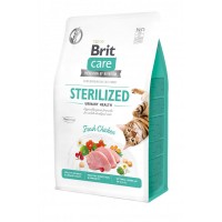 Сухий корм Brit Care Cat GF Sterilized Urinary Health для стерилізованих котів, з куркою, 400 г