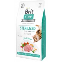 Сухий корм Brit Care Cat GF Sterilized Urinary Health для стерилізованих котів, з куркою, 7 кг