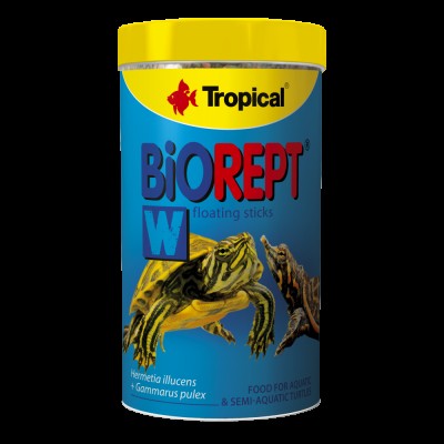 Сухий корм Tropical Biorept W для водоплавних черепах, 75 г (гранули)