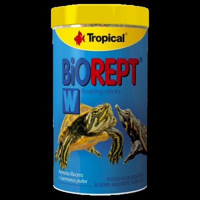 Сухий корм Tropical Biorept W для водоплавних черепах, 150 г (гранули)