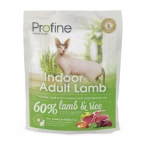 Сухий корм Profine Indoor для котів, які живуть в приміщенні, з ягням та рисом, 300 г