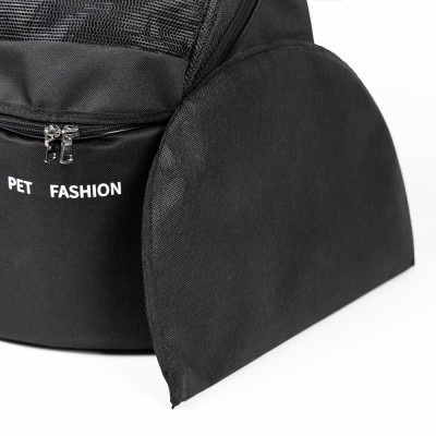 Сумка-переноска Pet Fashion Quadra для собак чорна 38х32х26 см
