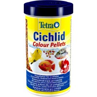 Корм Tetra Cichlid Colour для всіх цихлід, для яскравості забарвлення, 500 мл (гранули)