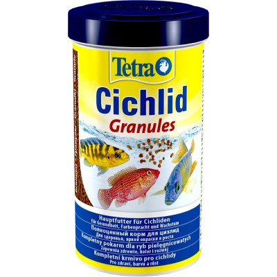 Корм Tetra Cichlid Granules для рибок цихлід, 500 мл (гранули) Корм Tetra Cichlid Granules для рибок цихлід, 500 мл (гранули)