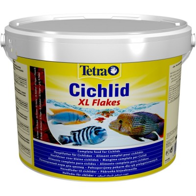 Корм Tetra Cichlid XL Flakes для рибок цихлід, 1,9 кг (пластівці)