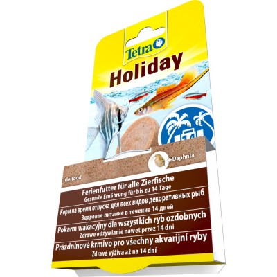 Корм Tetra Min Holiday для акваріумних рибок, на період тривалої відсутності, 30 г (блок)