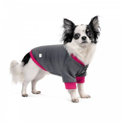 Толстовка Pet Fashion «Bim» для собак, розмір М, сіра