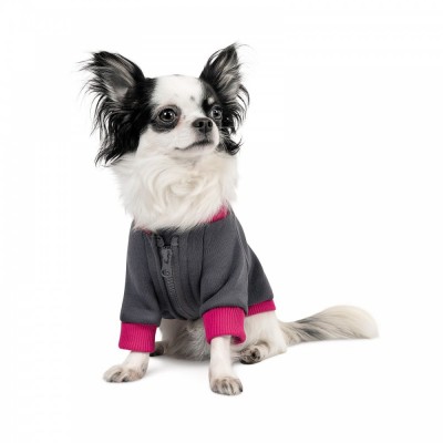 Толстовка Pet Fashion «Bim» для собак, розмір М, сіра