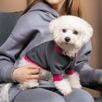 Толстовка Pet Fashion «Bim» для собак, розмір М, сіра