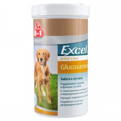 Вітаміни 8in1 Excel «Glucosamine» для собак, 110 шт (для суглобів)