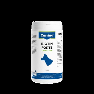 Вітаміни Canina Biotin Forte Tabletten для собак, інтенсивний курс для шерсті, 700 г (210 табл)