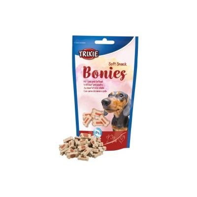 Вітамінізовані ласощі Trixie Soft Snack Bonies для собак малих порід та цуценят з яловичиною та птицею 75 г