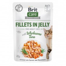 Вологий корм Brit Care Cat Pouch для котів, в желе, тунець, 85 г